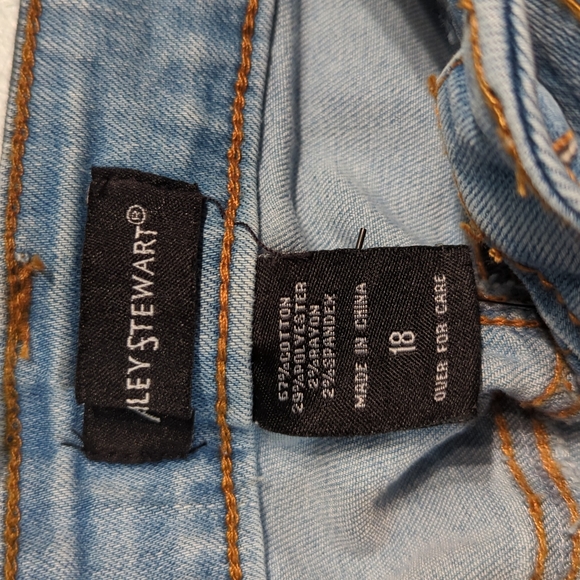 Ashley Stewart open knee jean size 18 - Picture 2 of 4